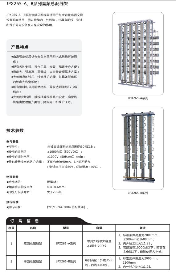 音頻配線架